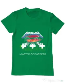 Tricou ADLER barbat Master of puppets Verde mediu