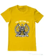 Tricou ADLER barbat Crown Galben