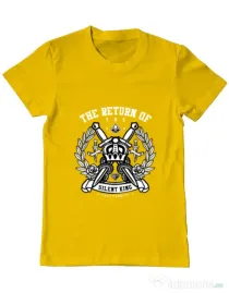 Tricou ADLER barbat Crown Galben