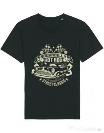 Tricou STANLEY STELLA barbat Rockabilly Hotrod Negru