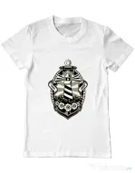 Tricou ADLER barbat Lighthouse Alb