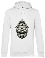 Hoodie barbat cu gluga Lighthouse Alb