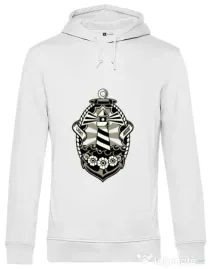 Hoodie barbat cu gluga Lighthouse Alb