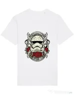 Tricou STANLEY STELLA barbat Sugar Skull Trooper Alb