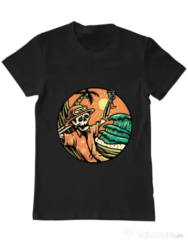 Tricou ADLER barbat Have a Nice Day Negru