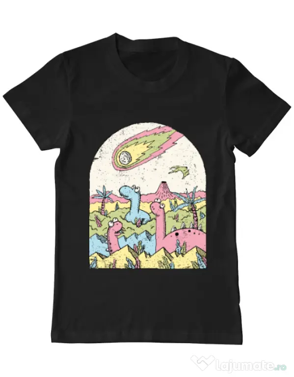 Tricou ADLER barbat Asteroid Negru