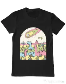 Tricou ADLER barbat Asteroid Negru