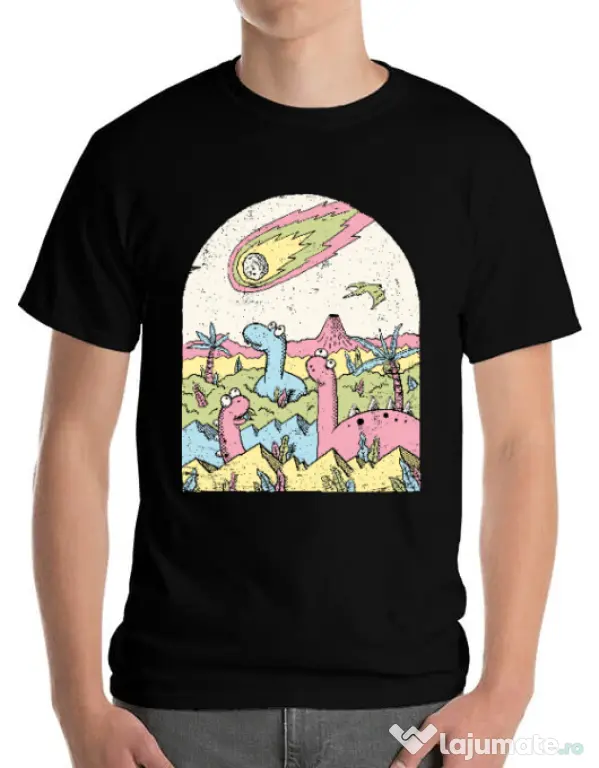 Tricou ADLER barbat Asteroid Negru