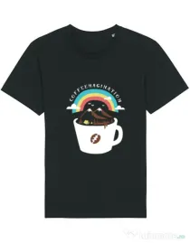 Tricou STANLEY STELLA barbat Coffeemagination Negru