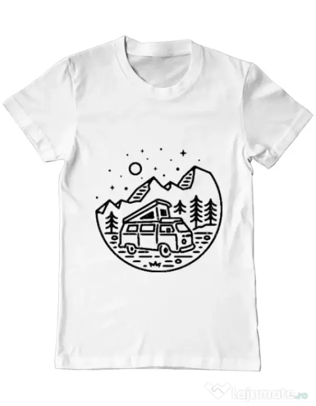 Tricou ADLER barbat Go Outdoor Alb