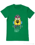 Tricou ADLER barbat Breaking Minion Verde mediu
