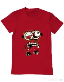 Tricou ADLER barbat Zombienion Rosu