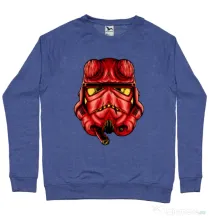 Bluza ADLER barbat Helltrooperboy Albastru melanj