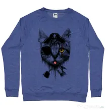 Bluza ADLER barbat Piratecat Albastru melanj