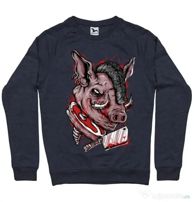 Bluza ADLER barbat Pig Saw Denim inchis