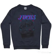 Bluza ADLER barbat Focus and than Capture it Denim inchis