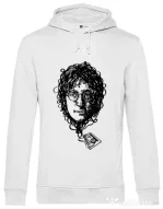 Hoodie barbat cu gluga Imagine Cassette Alb