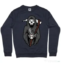 Bluza ADLER barbat Coffee Reaper Denim inchis