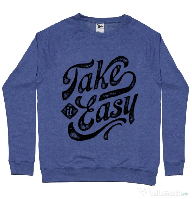 Bluza ADLER barbat Take it easy Albastru melanj