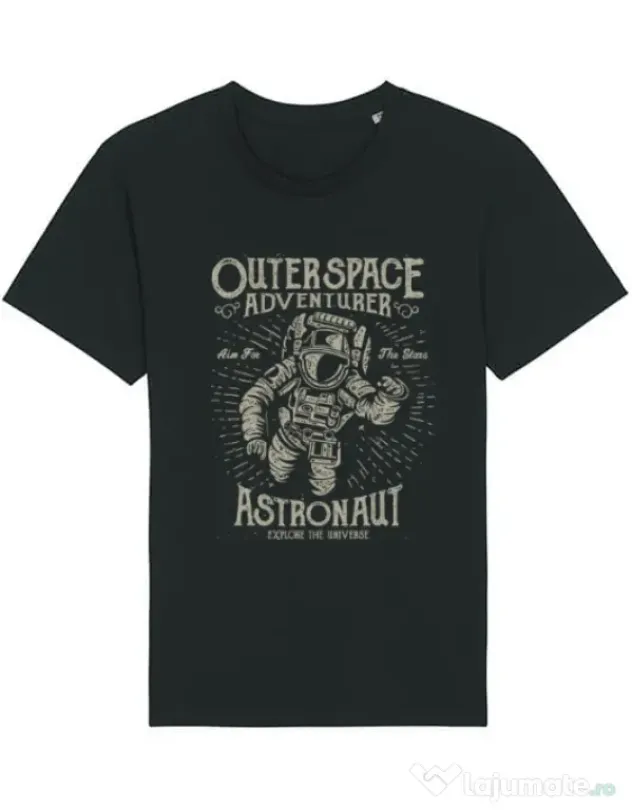 Tricou STANLEY STELLA barbat Astronaut Negru
