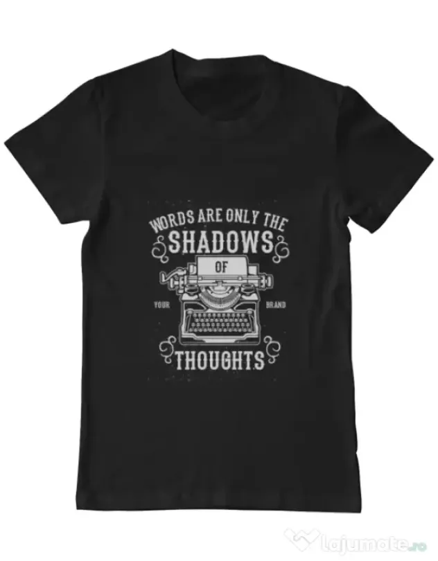 Tricou ADLER barbat Shadows Of Thoughts Negru