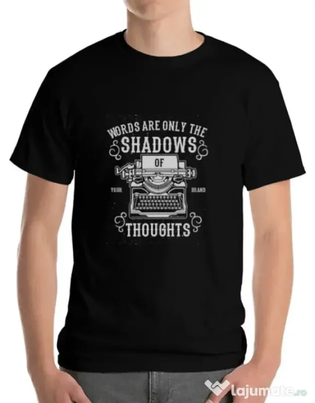 Tricou ADLER barbat Shadows Of Thoughts Negru