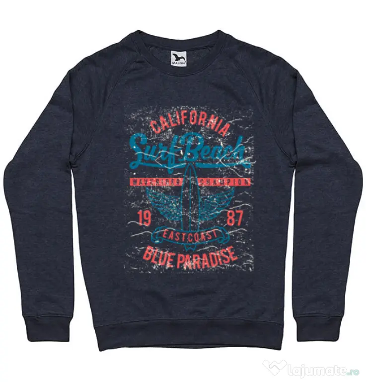 Bluza ADLER barbat Surf Beach Denim inchis