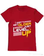 Tricou ADLER barbat I dont get older Rosu