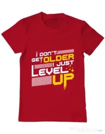 Tricou ADLER barbat I dont get older Rosu