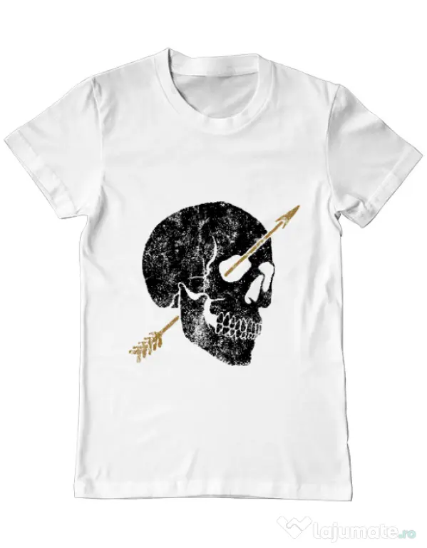 Tricou ADLER barbat Arrow Alb