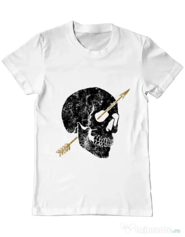 Tricou ADLER barbat Arrow Alb