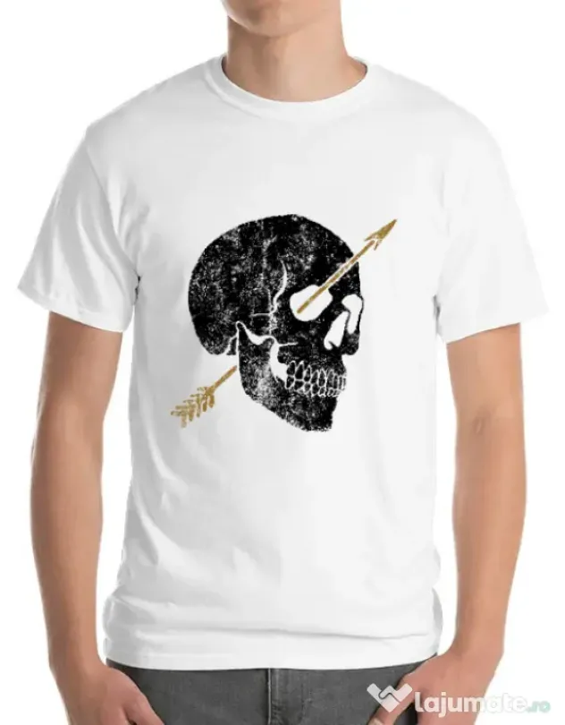 Tricou ADLER barbat Arrow Alb