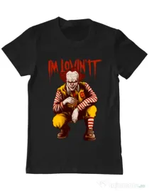Tricou ADLER barbat I'm Lovin IT Negru