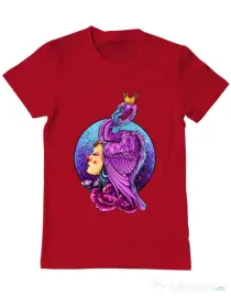 Tricou ADLER barbat Queen Rosu