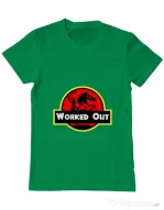 Tricou ADLER barbat Worked Out Verde mediu