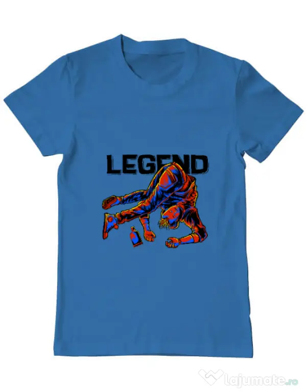 Tricou ADLER barbat LEGEND Albastru azuriu