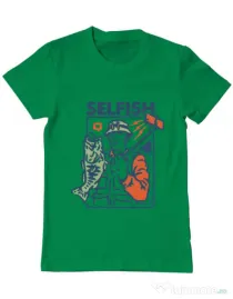 Tricou ADLER barbat SELFISH Verde mediu