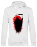 Hoodie barbat cu gluga Reaper Alb