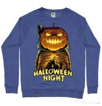 Bluza ADLER barbat Jack o lantern Albastru melanj