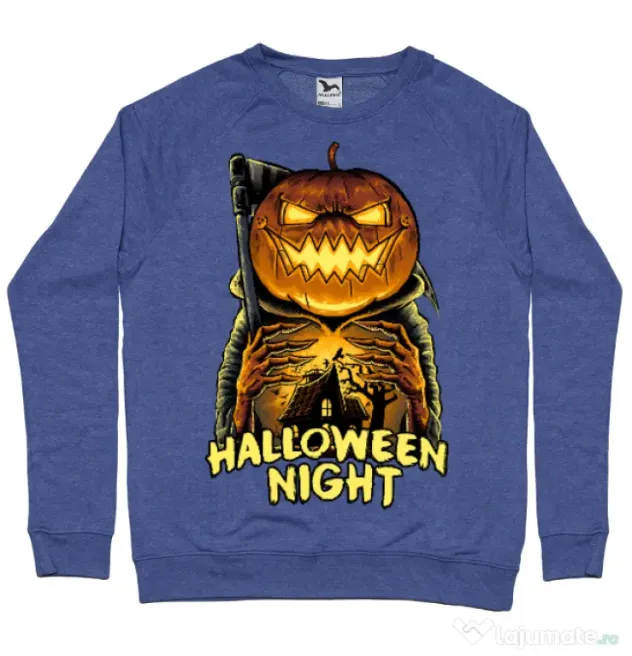 Bluza ADLER barbat Jack o lantern Albastru melanj