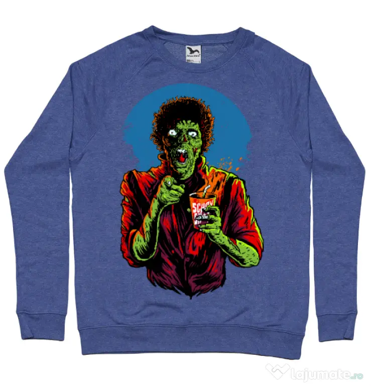 Bluza ADLER barbat I want you to dance Albastru melanj