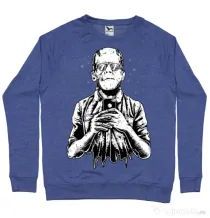 Bluza ADLER barbat Franselfiestein Albastru melanj