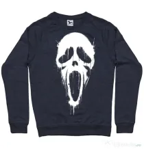 Bluza ADLER barbat Bloody scream Denim inchis