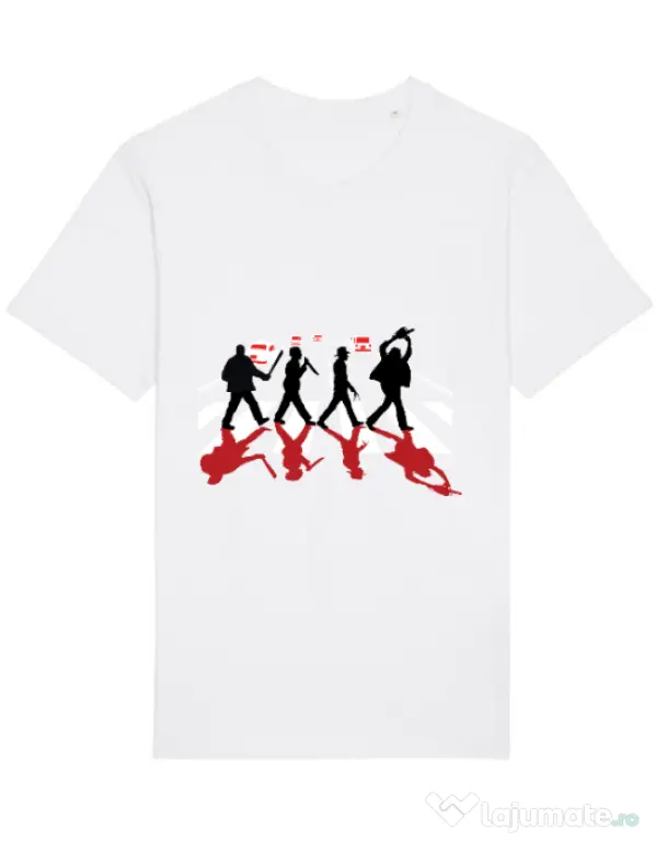 Tricou STANLEY STELLA barbat Abbey road killer Alb