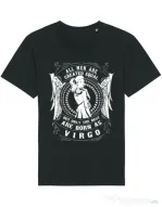 Tricou STANLEY STELLA barbat The best men are born as Virgo Negru