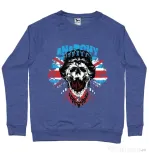 Bluza ADLER barbat Anarchy queen Albastru melanj