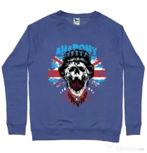 Bluza ADLER barbat Anarchy queen Albastru melanj