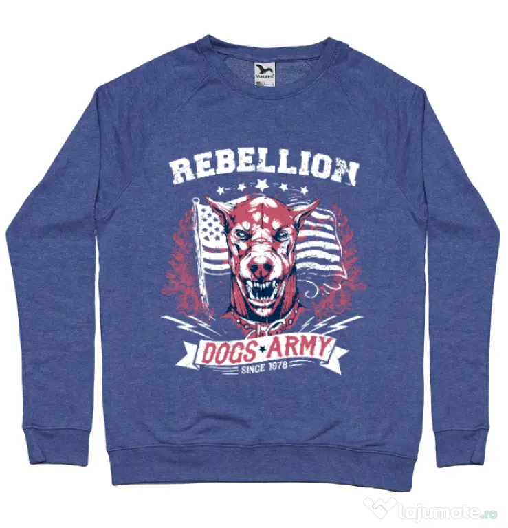 Bluza ADLER barbat Rebellion Albastru melanj