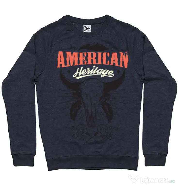 Bluza ADLER barbat American heritage Denim inchis