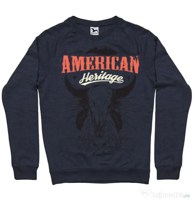 Bluza ADLER barbat American heritage Denim inchis